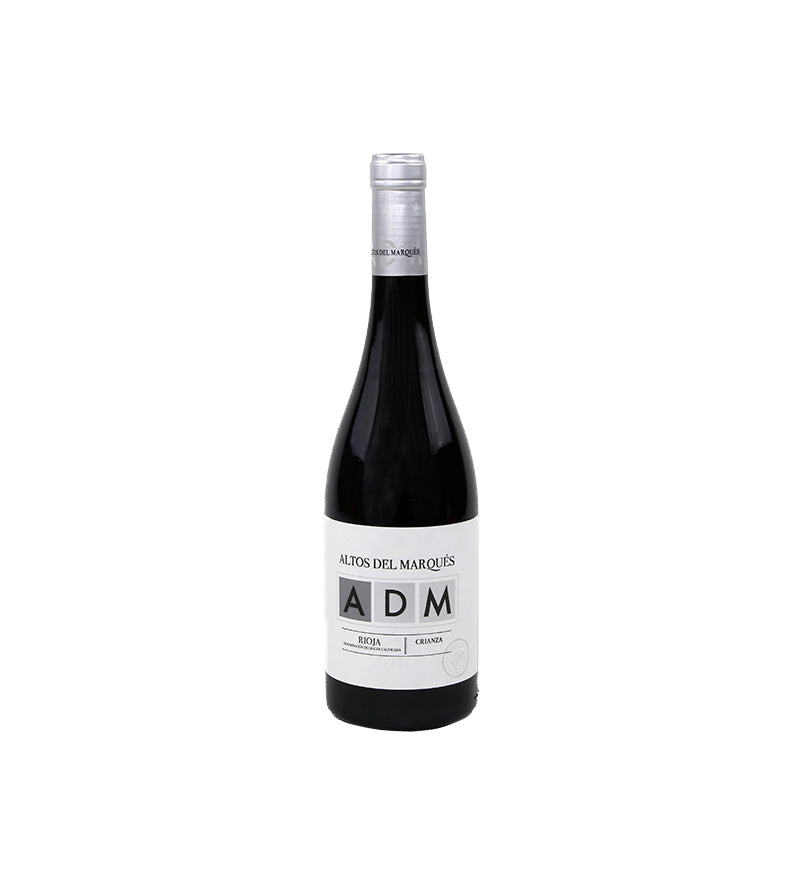 Botella de vino tinto ADM Crianza 2022 Rioja Alta - 100% Tempranillo Bodegas Cerrolaza
