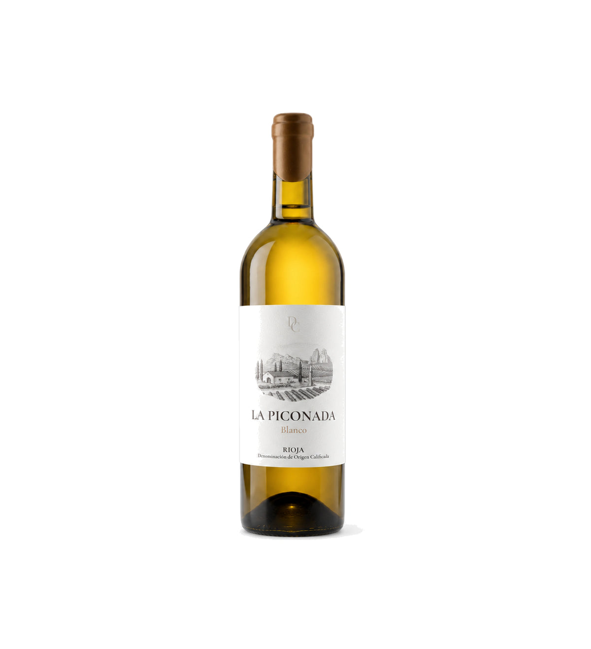 Botella de La Piconada Blanco fermentado en barrica, Rioja Alta de Bodegas Diez del Corral
